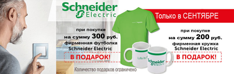 Schneider Electric покупай и подарки получай! фото